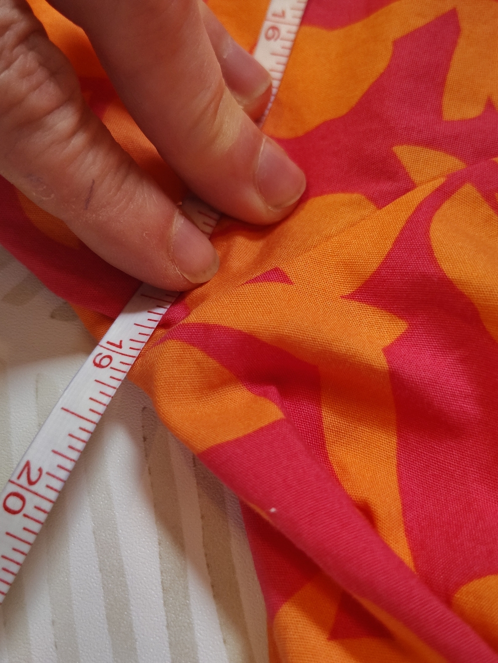 J Crew Women's Orange & Pink Floral V-Neck Maxi Dress Size 10 Vacation Cotton - Picture 6 of 11